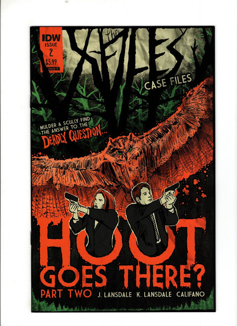 The X-Files Case Files: Hoot Goes There? #2 (Cvr B) (2018) J.J. Lendl  B J.J. Lendl  Buy & Sell Comics Online Comic Shop Toronto Canada