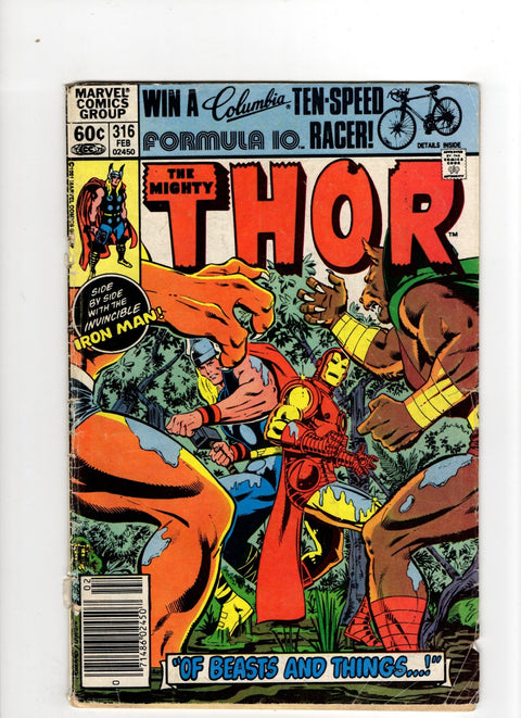 Thor, Vol. 1 #316 (1981) Newsstand Edition   Newsstand Edition  Buy & Sell Comics Online Comic Shop Toronto Canada