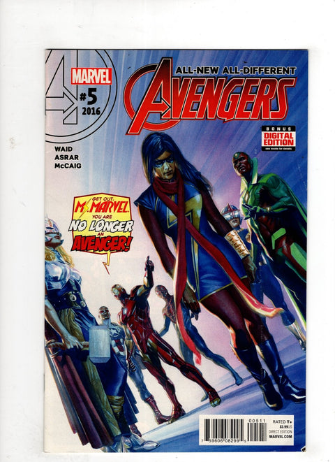 All-New, All-Different Avengers, Vol. 1 #5 (Cvr A) (2016) Alex Ross  A Alex Ross  Buy & Sell Comics Online Comic Shop Toronto Canada