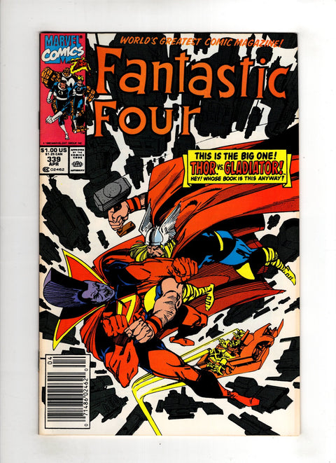 Fantastic Four, Vol. 1 #339 (1990) Newsstand Edition  Newsstand Edition  Buy & Sell Comics Online Comic Shop Toronto Canada