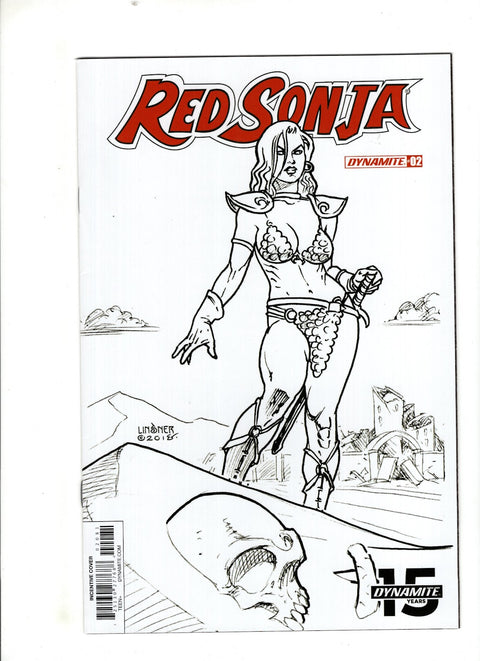 Red Sonja, Vol. 5 (Dynamite Entertainment) #2 (Cvr H) (2019) 30 Copy Linsner B&w Incentive  H 30 Copy Linsner B&w Incentive  Buy & Sell Comics Online Comic Shop Toronto Canada