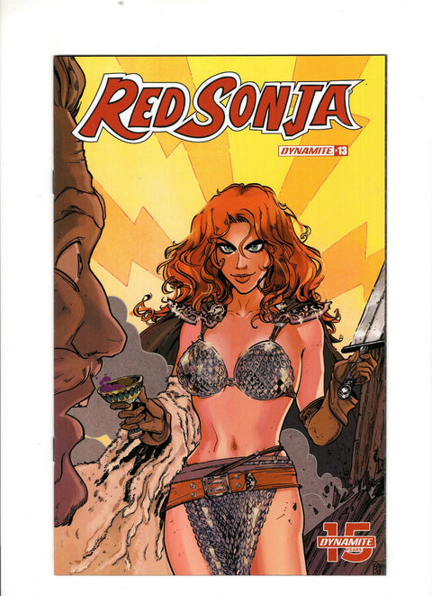 Red Sonja, Vol. 5 (Dynamite Entertainment) #13 (Cvr F) (2020) Sanya Anwar Valentine  F Sanya Anwar Valentine  Buy & Sell Comics Online Comic Shop Toronto Canada