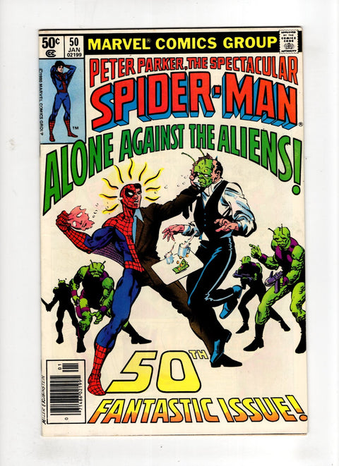 The Spectacular Spider-Man, Vol. 1 #50 (1981) Newsstand Edition   Newsstand Edition  Buy & Sell Comics Online Comic Shop Toronto Canada