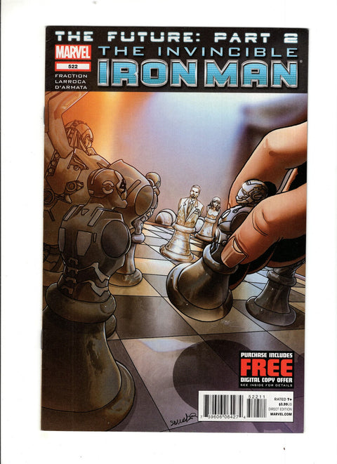 Invincible Iron Man, Vol. 1 #522 (2012) Salvador Larroca   Salvador Larroca  Buy & Sell Comics Online Comic Shop Toronto Canada