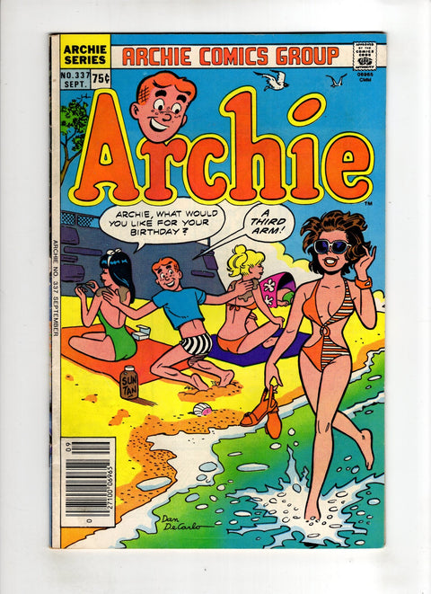 Archie, Vol. 1 #337 (1985) Canadian Price Variant  Canadian Price Variant  Buy & Sell Comics Online Comic Shop Toronto Canada