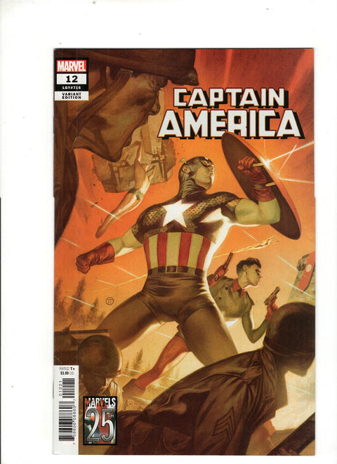 Captain America, Vol. 9 #12 (Cvr B) (2019) Variant Julian Totino Tedesco Marvels 25th Tribute  B Variant Julian Totino Tedesco Marvels 25th Tribute  Buy & Sell Comics Online Comic Shop Toronto Canada