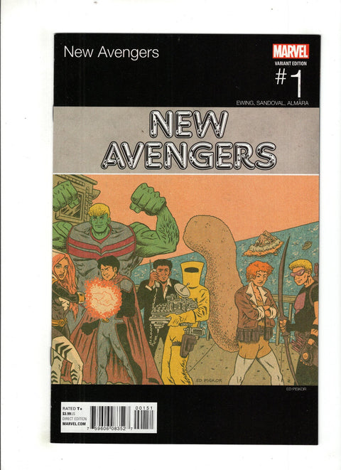 New Avengers, Vol. 4 #1 (Cvr E) (2015) Ed Piskor Hip-Hop  E Ed Piskor Hip-Hop  Buy & Sell Comics Online Comic Shop Toronto Canada