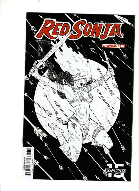 Red Sonja, Vol. 5 (Dynamite Entertainment) #2 (Cvr G) (2019) 20 Copy Conner B&w Incentive  G 20 Copy Conner B&w Incentive  Buy & Sell Comics Online Comic Shop Toronto Canada