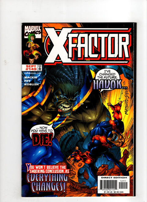 X-Factor, Vol. 1 #149 (1998)      Buy & Sell Comics Online Comic Shop Toronto Canada