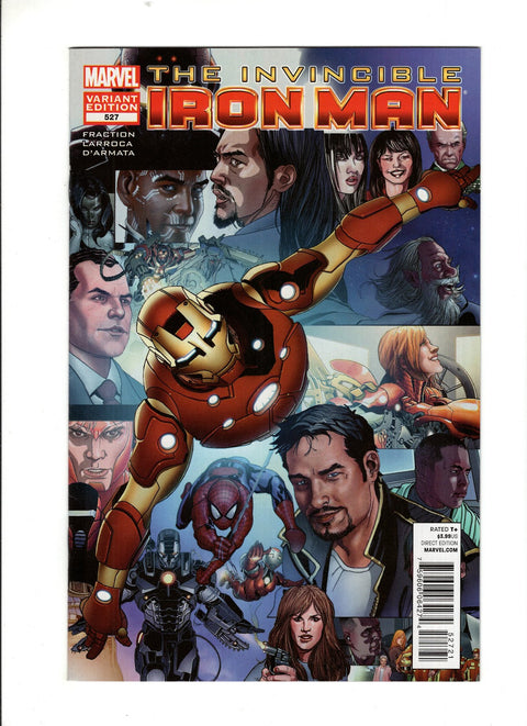 Invincible Iron Man, Vol. 1 #527 (Cvr B) (2012) Salvador Larroca End of an Era Variant  B Salvador Larroca End of an Era Variant  Buy & Sell Comics Online Comic Shop Toronto Canada