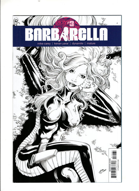 Barbarella, Vol. 1 #3 (Cvr F) (2018) Vincente Cifuentes 1:10 Retailer Incentive B&W Variant  F Vincente Cifuentes 1:10 Retailer Incentive B&W Variant  Buy & Sell Comics Online Comic Shop Toronto Canada