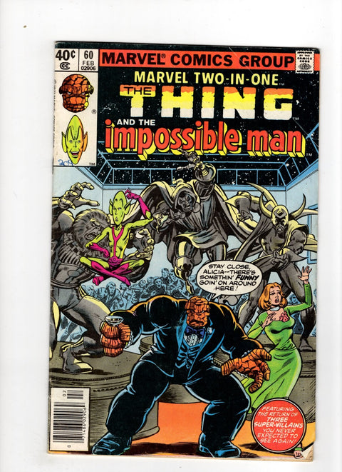 Marvel Two-in-One, Vol. 1 #60 (1980) Newsstand Edition   Newsstand Edition  Buy & Sell Comics Online Comic Shop Toronto Canada