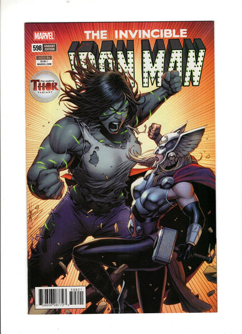 Invincible Iron Man, Vol. 3 #598 (Cvr B) (2018) Variant Dale Keown Mighty Thor  B Variant Dale Keown Mighty Thor  Buy & Sell Comics Online Comic Shop Toronto Canada