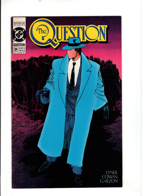 The Question, Vol. 1 #34 (1990)      Buy & Sell Comics Online Comic Shop Toronto Canada