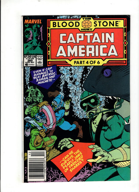 Captain America, Vol. 1 #360 (Cvr B) (1989) Newsstand Edition  B Newsstand Edition  Buy & Sell Comics Online Comic Shop Toronto Canada