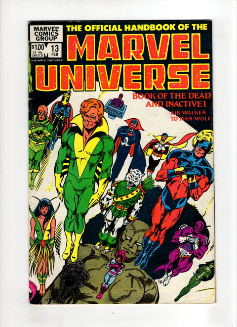 Official Handbook of the Marvel Universe, Vol. 1 #13 (Cvr A) (1984)  A   Buy & Sell Comics Online Comic Shop Toronto Canada