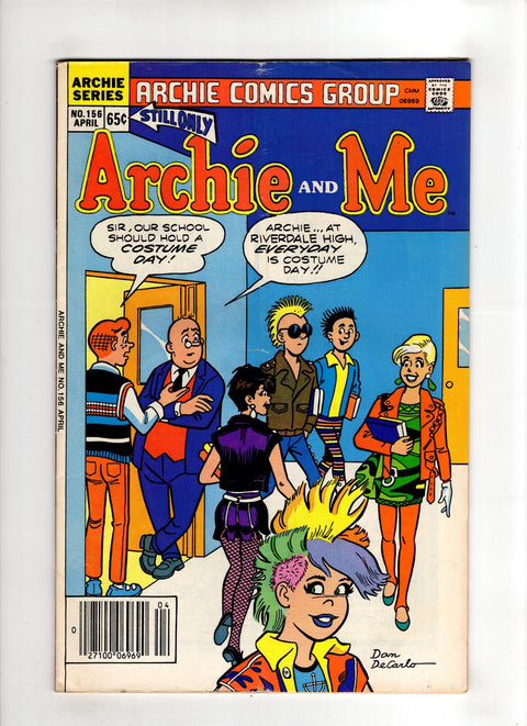 Archie and Me #156 (1986)     Buy & Sell Comics Online Comic Shop Toronto Canada