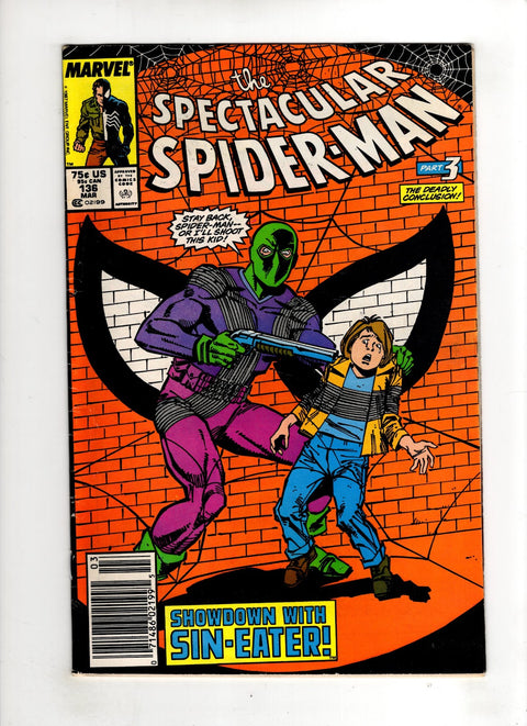The Spectacular Spider-Man, Vol. 1 #136 (1988) Newsstand Edition  Newsstand Edition  Buy & Sell Comics Online Comic Shop Toronto Canada