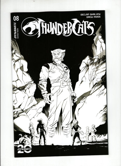 Thundercats (Dynamite Entertainment) 8 Comic 1:10 Declan Shalvey Line Art Variant Dynamite Entertainment 2024