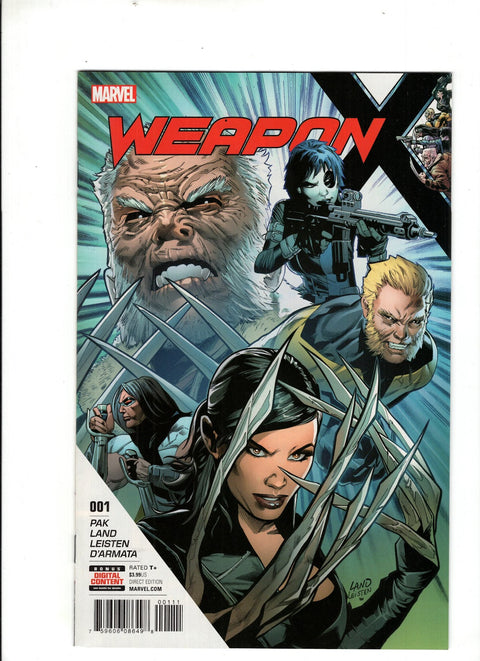Weapon X, Vol. 3 #1 (Cvr A) (2017) Greg Land  A Greg Land  Buy & Sell Comics Online Comic Shop Toronto Canada