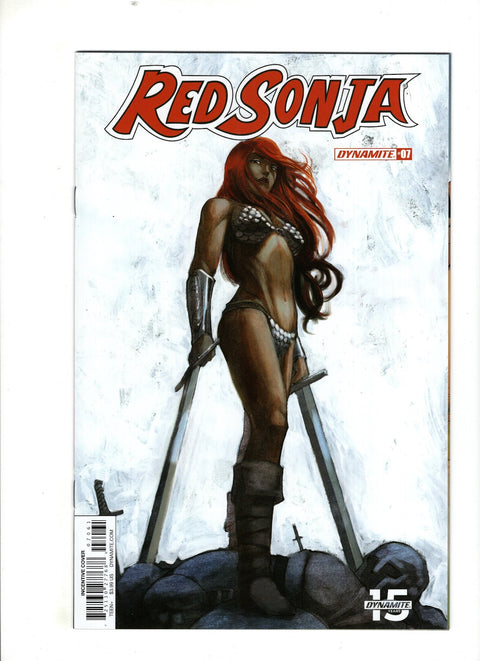 Red Sonja, Vol. 5 (Dynamite Entertainment) #7 (Cvr F) (2019) Incentive Bob Q Seduction Color Variant  F Incentive Bob Q Seduction Color Variant  Buy & Sell Comics Online Comic Shop Toronto Canada