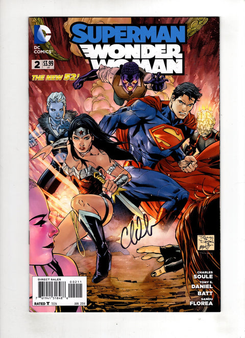 Superman / Wonder Woman #2 (Cvr A) (2013) Signed A Signed  Buy & Sell Comics Online Comic Shop Toronto Canada