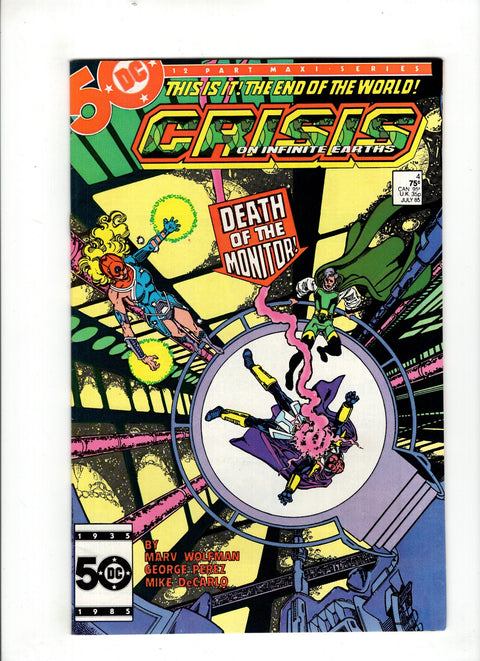 Crisis On Infinite Earths #4 (1985)      Buy & Sell Comics Online Comic Shop Toronto Canada