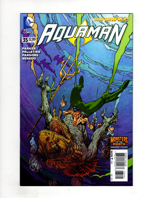 Aquaman, Vol. 7 #35 (Cvr B) (2014) Mark Nelson Monster B Mark Nelson Monster  Buy & Sell Comics Online Comic Shop Toronto Canada