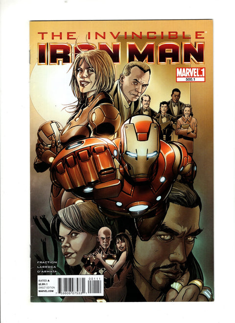 Invincible Iron Man, Vol. 1 #500 (Cvr .1) (2011) Point One  .1 Point One  Buy & Sell Comics Online Comic Shop Toronto Canada