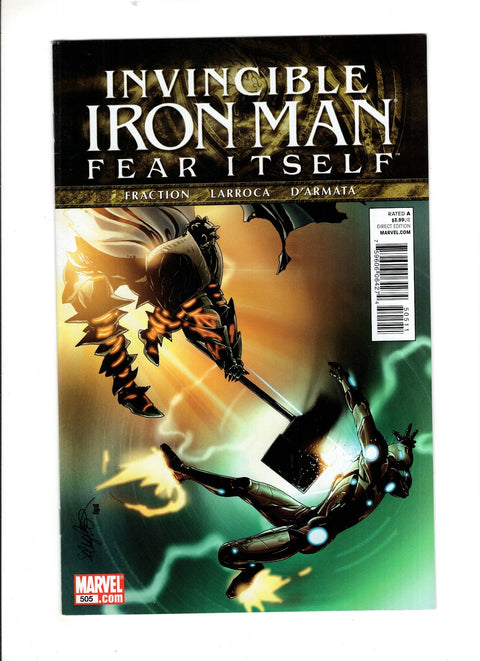 Invincible Iron Man, Vol. 1 #505 (Cvr A) (2011) Salvador Larroca  A Salvador Larroca  Buy & Sell Comics Online Comic Shop Toronto Canada