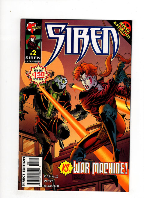 Siren #2 (1995) Flip Format Phoenix Resurrection Part 3   Flip Format Phoenix Resurrection Part 3  Buy & Sell Comics Online Comic Shop Toronto Canada