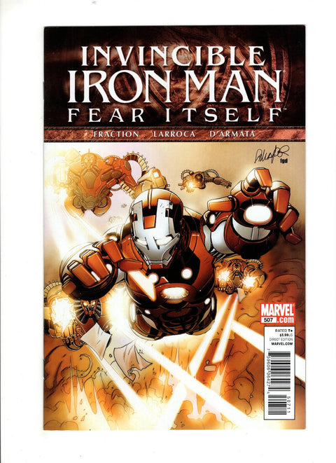 Invincible Iron Man, Vol. 1 #507 (Cvr A) (2011) Salvador Larroca  A Salvador Larroca  Buy & Sell Comics Online Comic Shop Toronto Canada