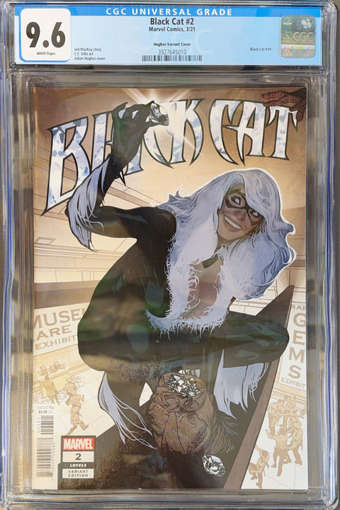 Black Cat, Vol. 2 #2 (CGC 9.6) (2021)  E Adam Hughes Incentive Variant (1:50)  Buy & Sell Comics Online Comic Shop Toronto Canada