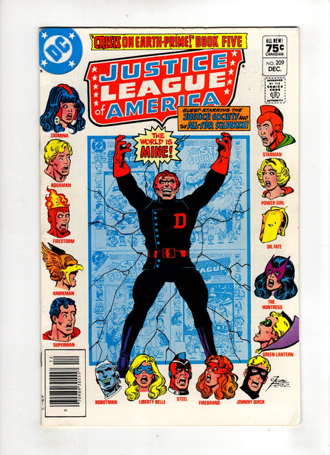 Justice League of America, Vol. 1 #209 (1982) Canadian Price Variant  Canadian Price Variant  Buy & Sell Comics Online Comic Shop Toronto Canada