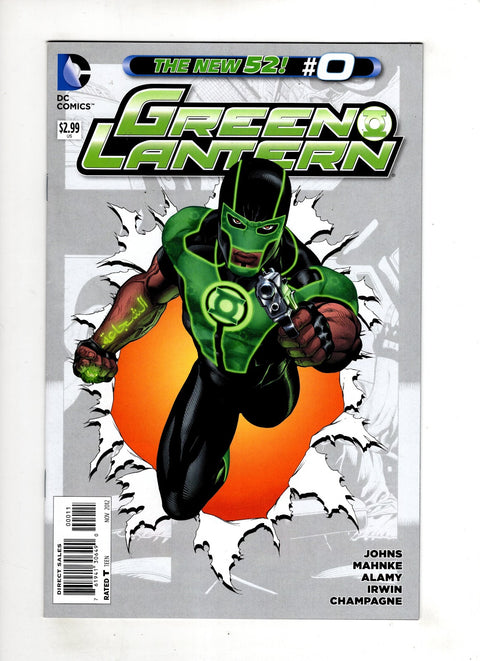 Green Lantern, Vol. 5 #0 (Cvr A) (2012) Doug Mahnke A Doug Mahnke  Buy & Sell Comics Online Comic Shop Toronto Canada