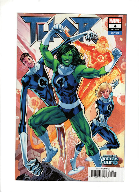 Thor, Vol. 5 #4 (Cvr B) (2018) Variant Bryan Hitch Return Of The Fantastic Four  B Variant Bryan Hitch Return Of The Fantastic Four  Buy & Sell Comics Online Comic Shop Toronto Canada