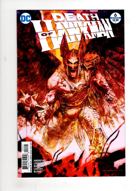 Death of Hawkman #6 (Cvr B) (2017) Bill Sienkiewicz Variant  B Bill Sienkiewicz Variant  Buy & Sell Comics Online Comic Shop Toronto Canada