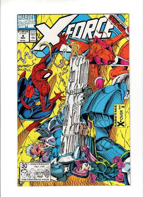 X-Force, Vol. 1 #4 (1991)      Buy & Sell Comics Online Comic Shop Toronto Canada