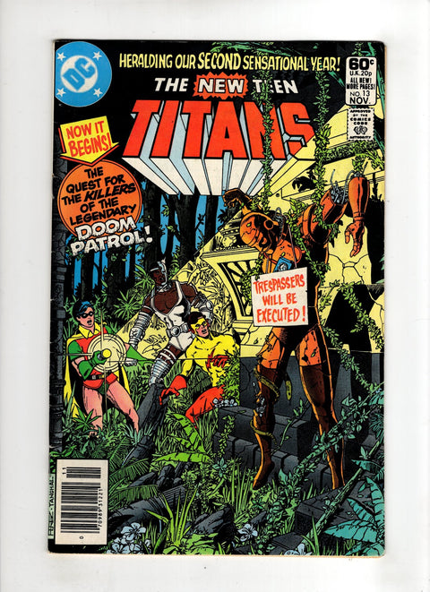 The New Teen Titans, Vol. 1 #13 (1981) Newsstand Edition  Newsstand Edition  Buy & Sell Comics Online Comic Shop Toronto Canada