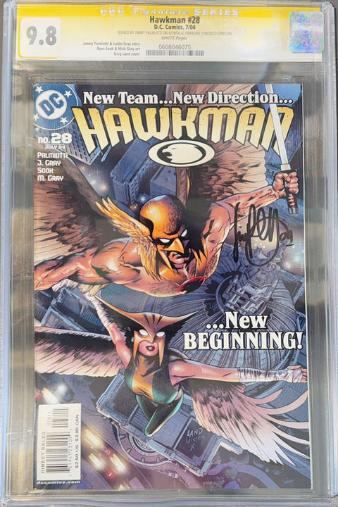 Hawkman, Vol. 4 #28 (CGC 9.8) (2004) Signed    Buy & Sell Comics Online Comic Shop Toronto Canada