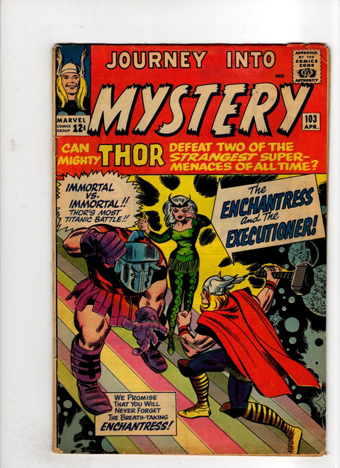 Journey Into Mystery, Vol. 1 #103 (1964) 1st app. Enchantress (Amora), 1st app. Skurge the Executioner     Buy & Sell Comics Online Comic Shop Toronto Canada