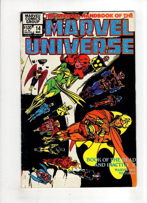 Official Handbook of the Marvel Universe, Vol. 1 #14 (Cvr A) (1984)  A   Buy & Sell Comics Online Comic Shop Toronto Canada