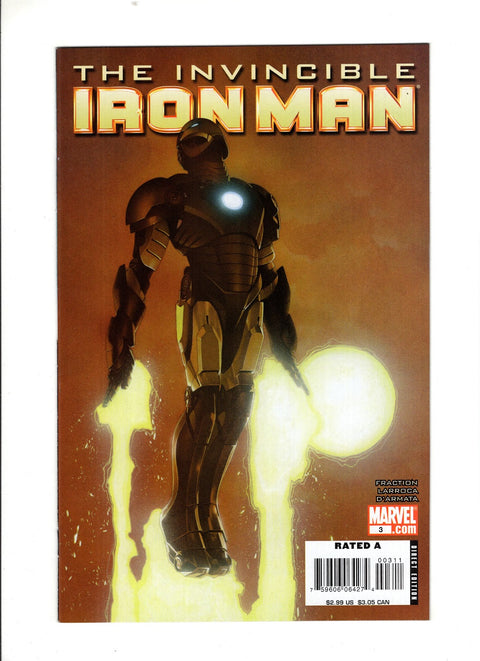 Invincible Iron Man, Vol. 1 #3 (Cvr B) (2008) Travis Charest Variant  B Travis Charest Variant  Buy & Sell Comics Online Comic Shop Toronto Canada