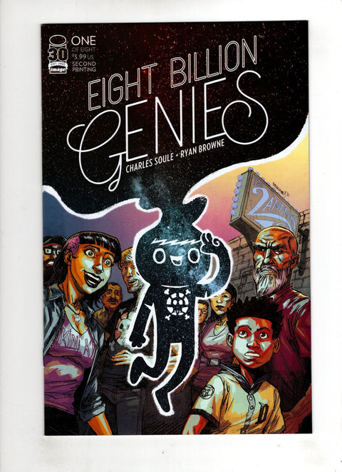Eight Billion Genies #1 (2022) 2nd Printing Ryan Browne Variant  2nd Printing Ryan Browne Variant  Buy & Sell Comics Online Comic Shop Toronto Canada