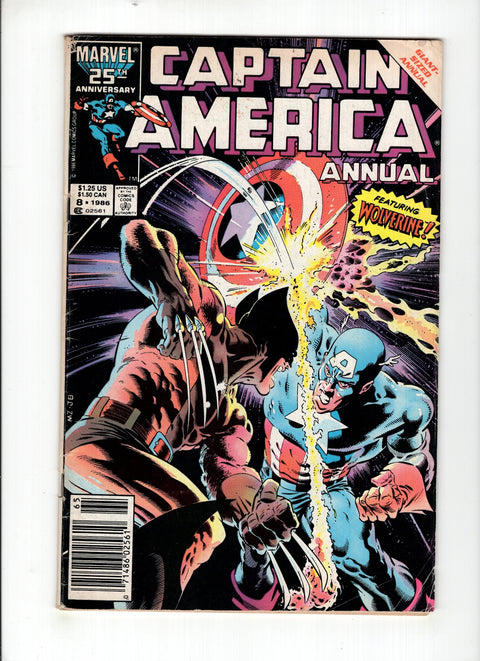 Captain America, Vol. 1 Annual #8 (1986) Mike Zeck   Mike Zeck  Buy & Sell Comics Online Comic Shop Toronto Canada