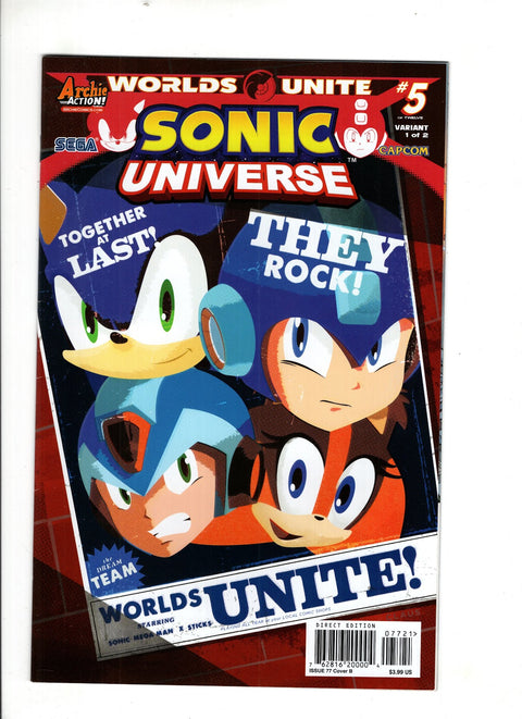 Sonic Universe #77 (Cvr B) (2015) One Big Happy Team Variant  B One Big Happy Team Variant  Buy & Sell Comics Online Comic Shop Toronto Canada