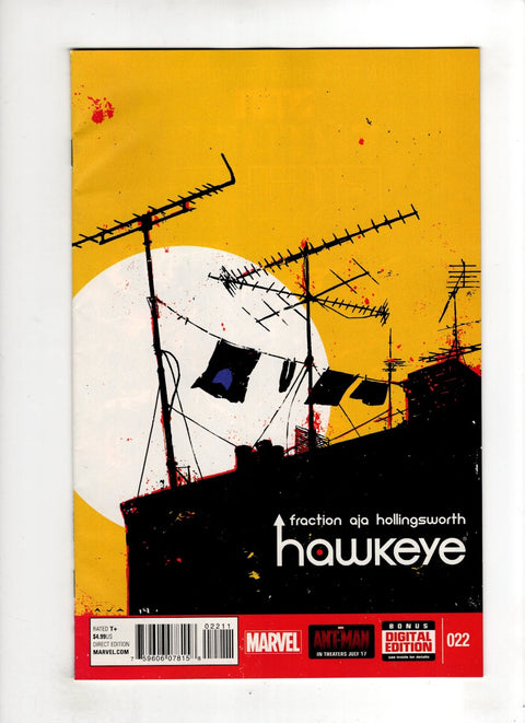 Hawkeye, Vol. 4 #22 (2015) David Aja  David Aja  Buy & Sell Comics Online Comic Shop Toronto Canada