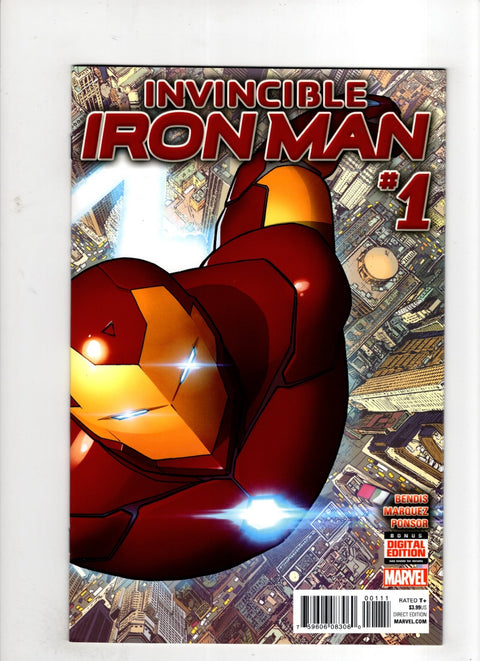 Invincible Iron Man, Vol. 2 #1 (Cvr A) (2015) David Marquez  A David Marquez  Buy & Sell Comics Online Comic Shop Toronto Canada