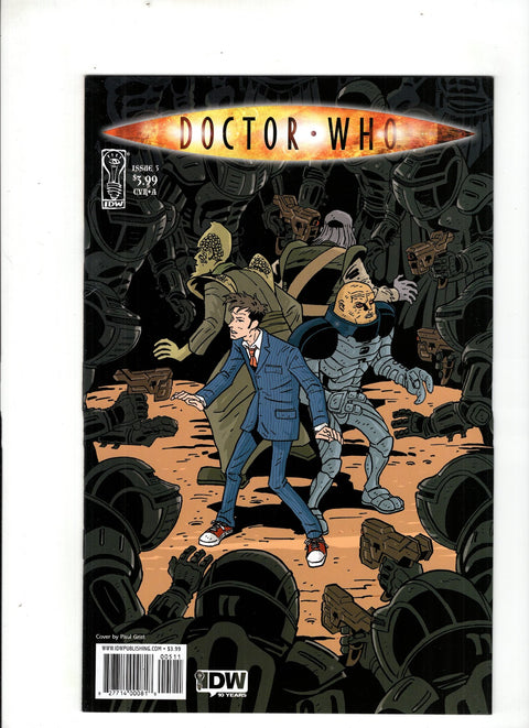 Doctor Who, Vol. 2 (IDW) #5 (Cvr B) (2009) Paul Grist Variant  B Paul Grist Variant  Buy & Sell Comics Online Comic Shop Toronto Canada