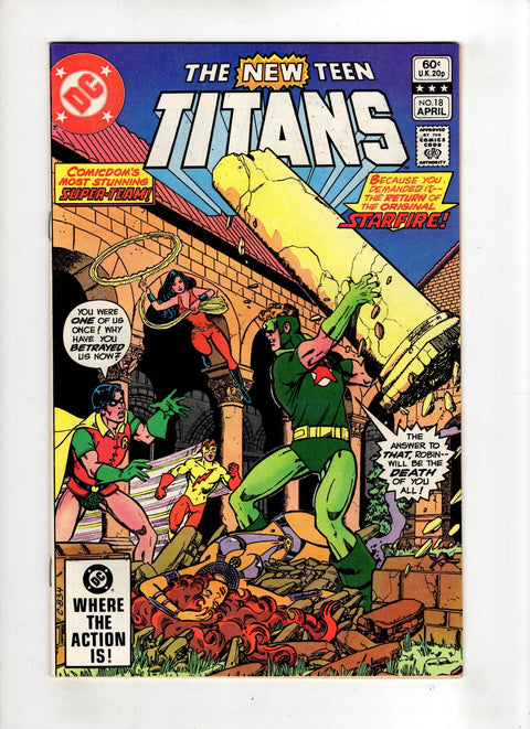 The New Teen Titans, Vol. 1 #18 (1981)     Buy & Sell Comics Online Comic Shop Toronto Canada